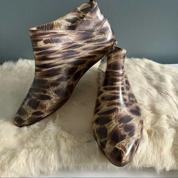 Capelli New York Cheetah Print Rain Boots - Picture 6 of 10